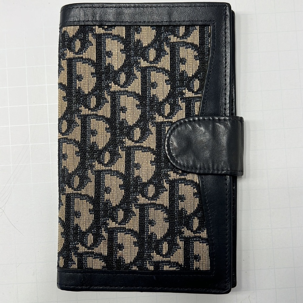 Christian Dior Vintage Oblique Trotter Wallet